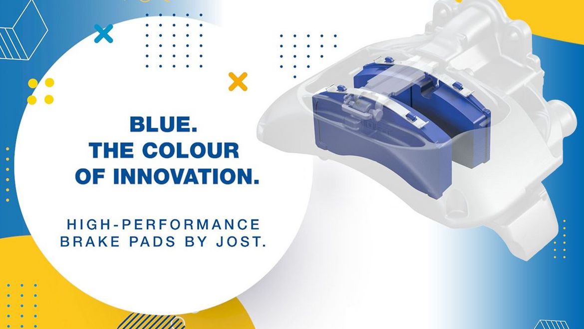  Blue, the colour of innovation: High-Performance Brake Pads by JOST