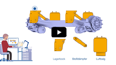 Axle Systems delivered according to customer demand also as assembly set